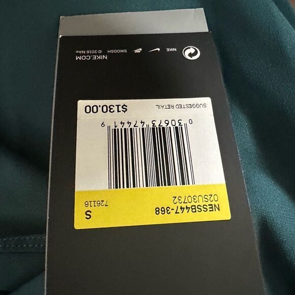 Nike modest victory lux swim leggings, teal size small women’s - Picture 6 of 6